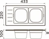 Контейнер Omoikiri DC-02-2 LG 4999077