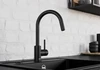 Смеситель Blanco MIDA-S 526653 Silgranit матовый черный 526653